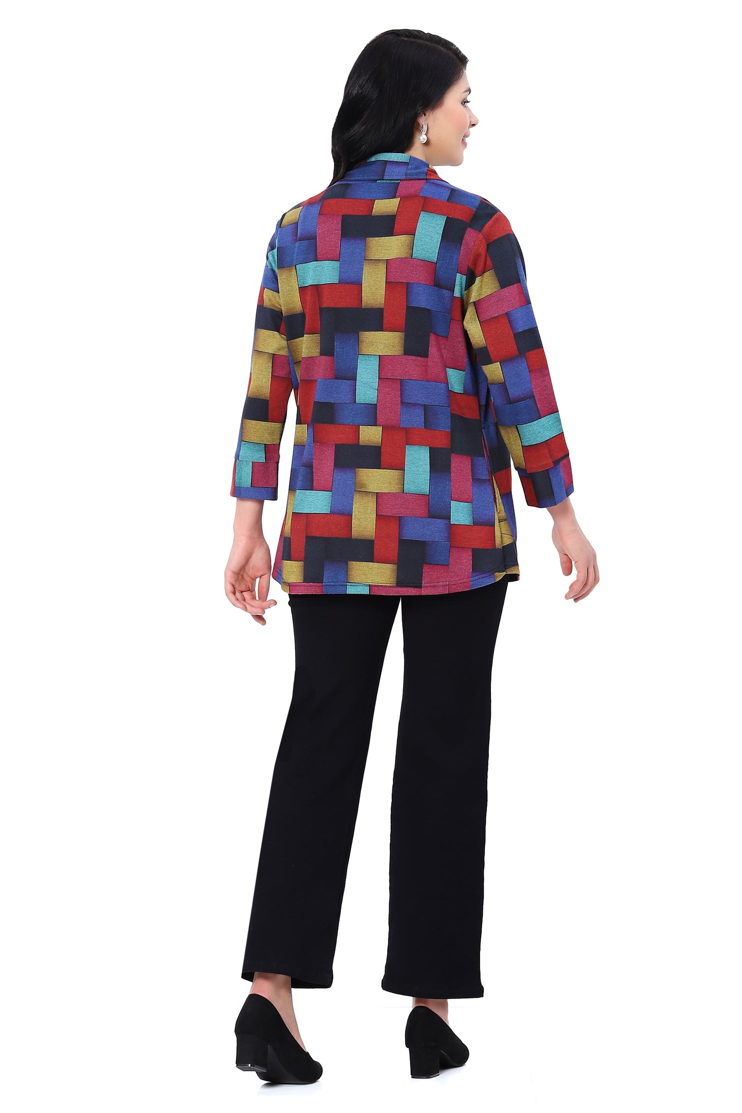 Parsley & Sage Plus Size Multi Glory Shirt 25W254GP