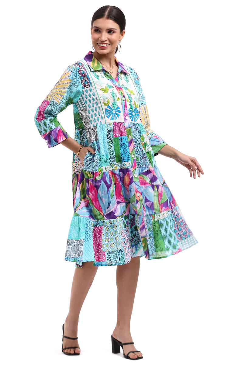 Parsley & Sage Printed Amanda Dress 26T01DP