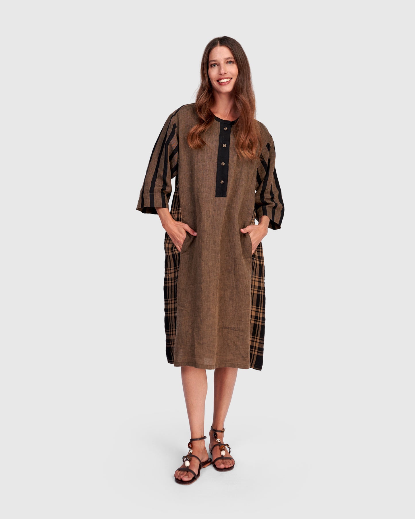 Alembika Terra Half Button Dress SD903T