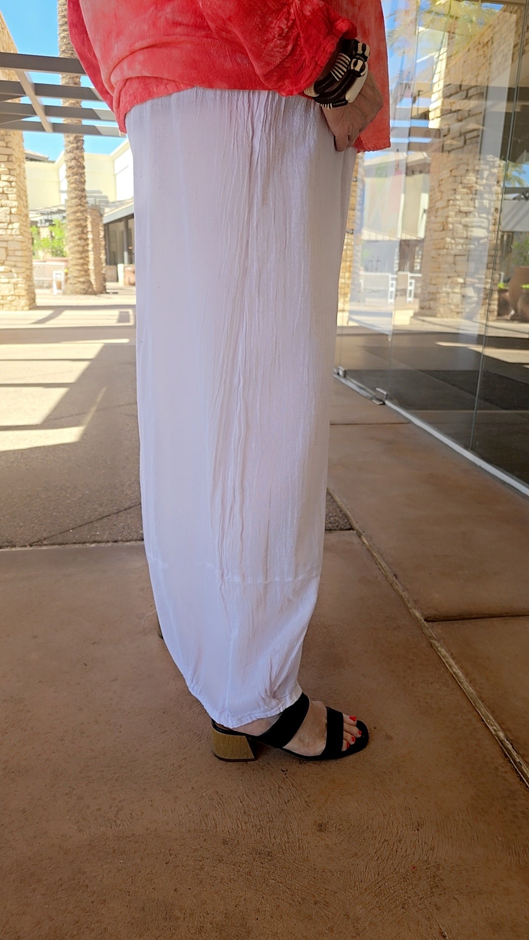 Oh My Gauze White Savannah Cotton Pant