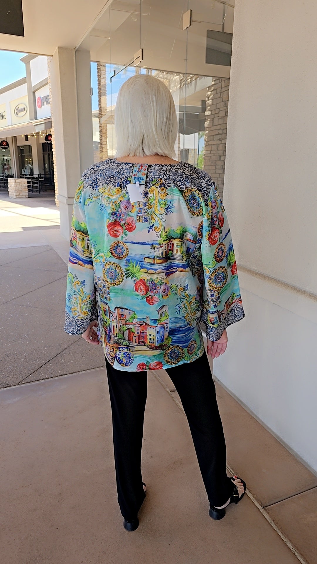 Johnny Was Christy Lepin Flowy Blouse C18225-5