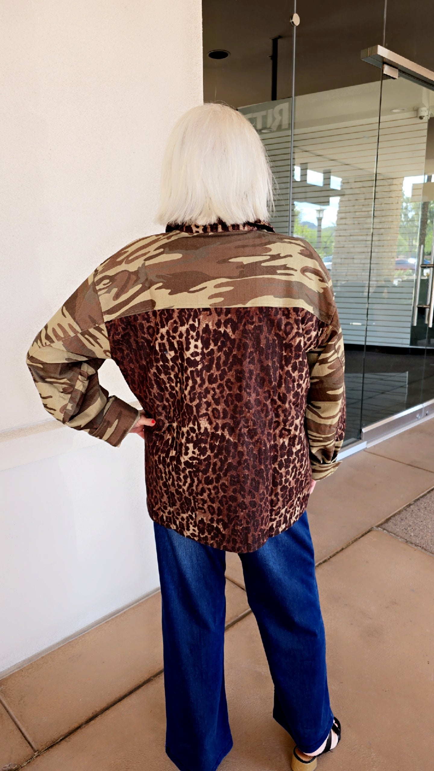 Johnny Was Leopard Patchwork Jacket W40125-8