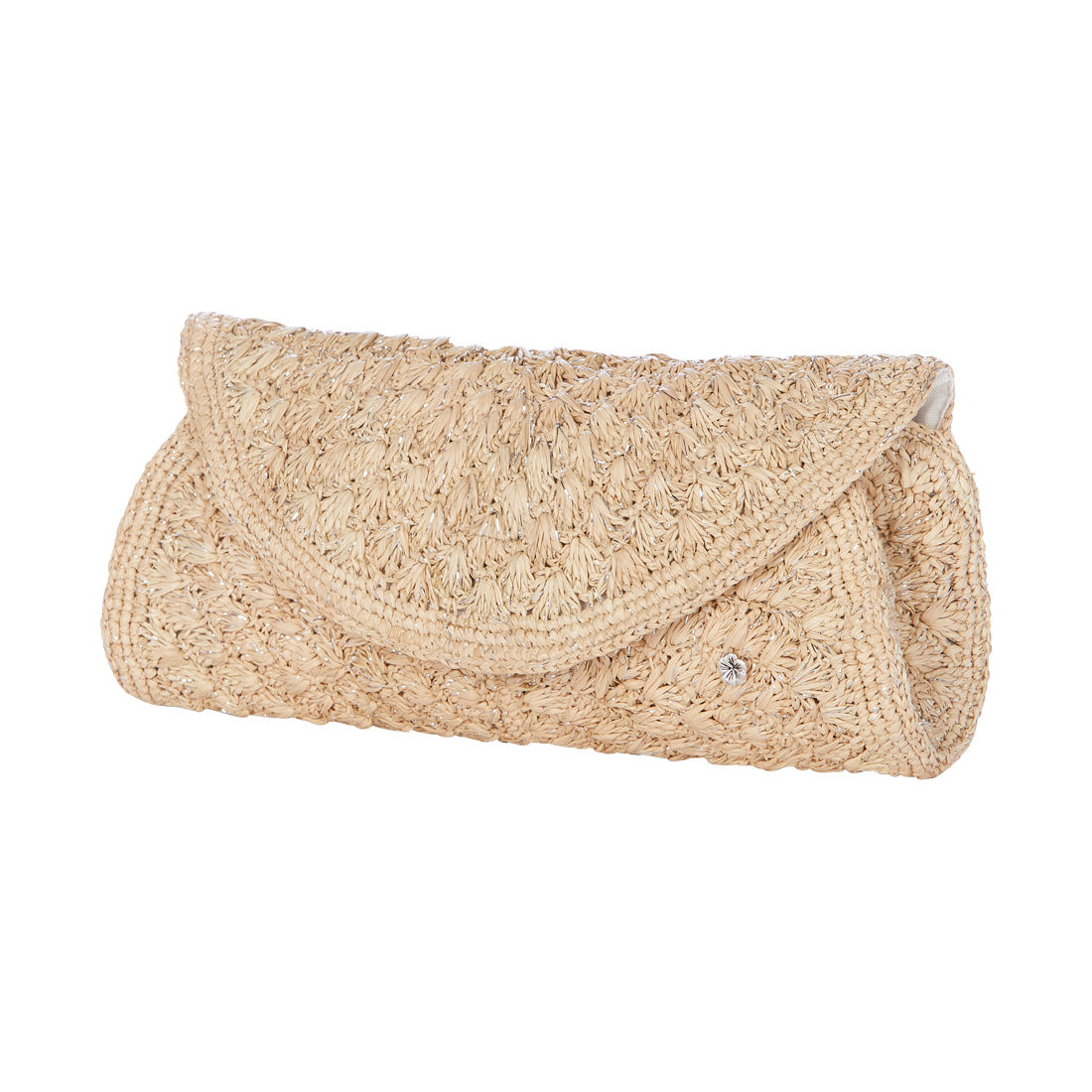 Flora Bella Nat/Sil Rimini Clutch Bag