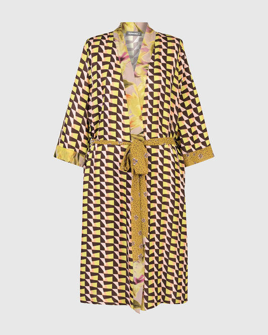 Alembika Geometric Light Weight Jacket/Kimono SJ700G