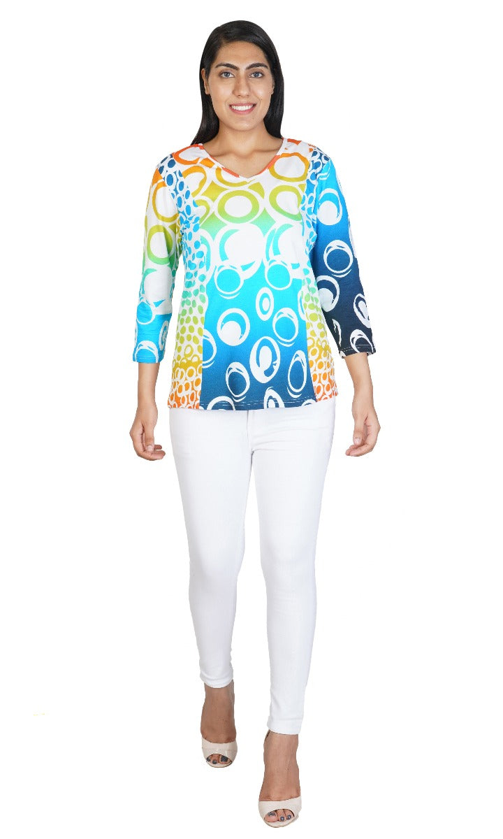 Parsley & Sage Plus Size Lemon Fishtail Top 21T08C5P