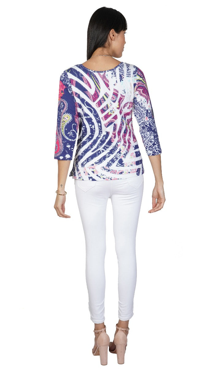 Parsley & Sage Plus Size Jaffra Cutwork Top 21T20C7P