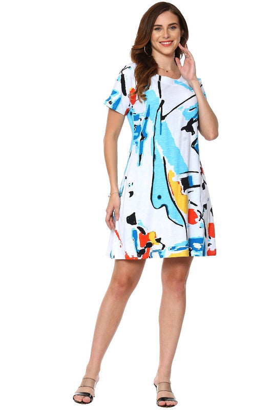 Parsley & Sage Plus Size Arden S/S Dress 23T71D1P