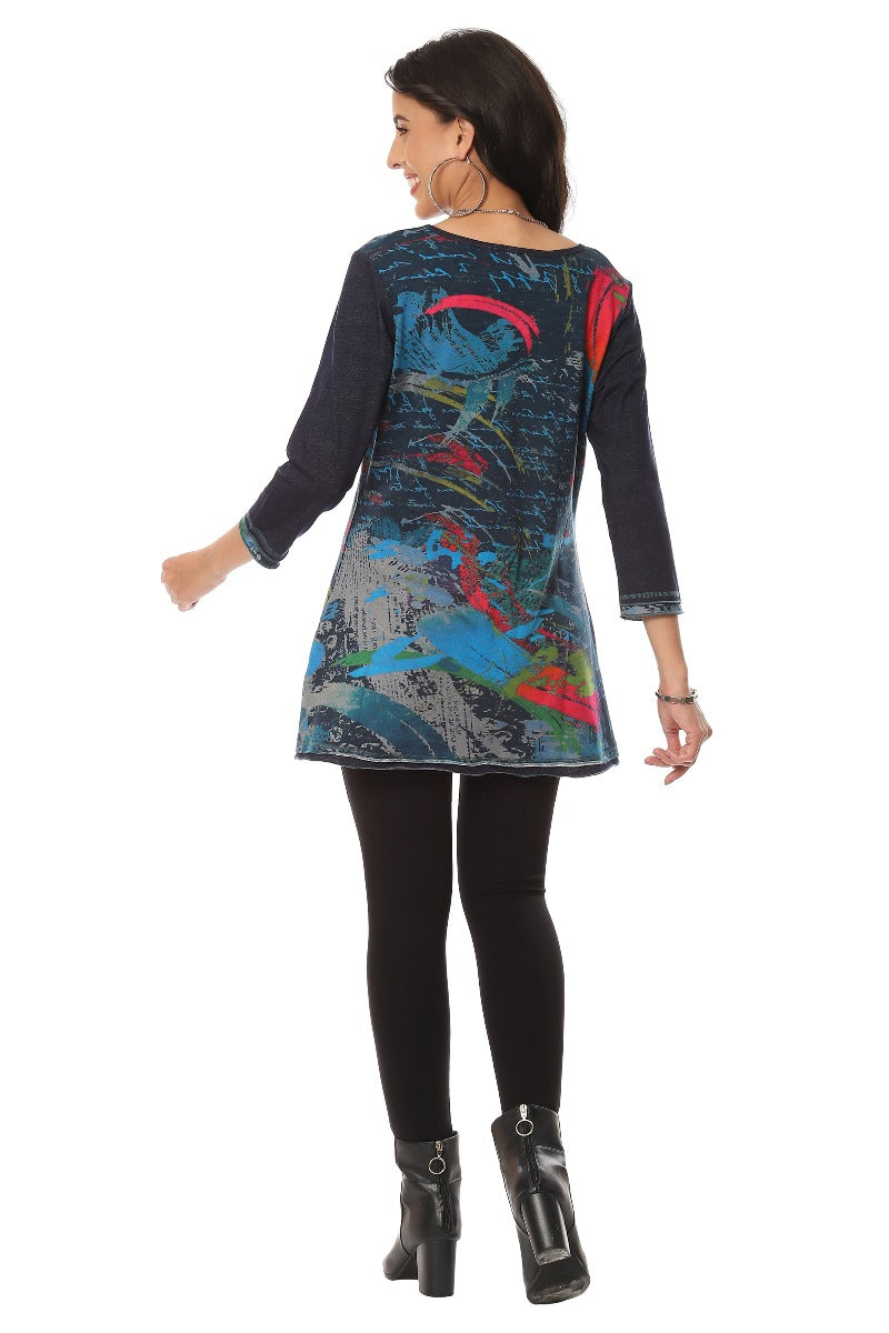 Parsley & Sage Plus Size Xenia Top 23W202T2