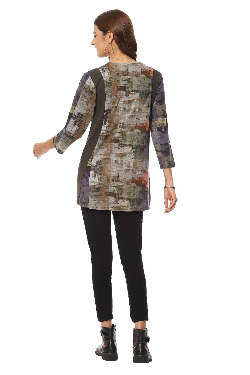 Parsley & Sage Plus Size Marla Flare Top 23W217C28