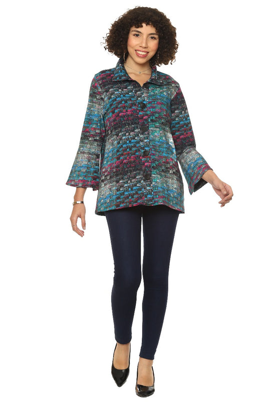 Parsley & Sage Plus Size Fargo Top 23W251G110