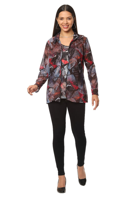 Parsley & Sage Vivian Tank Jacket Set 23W269AE