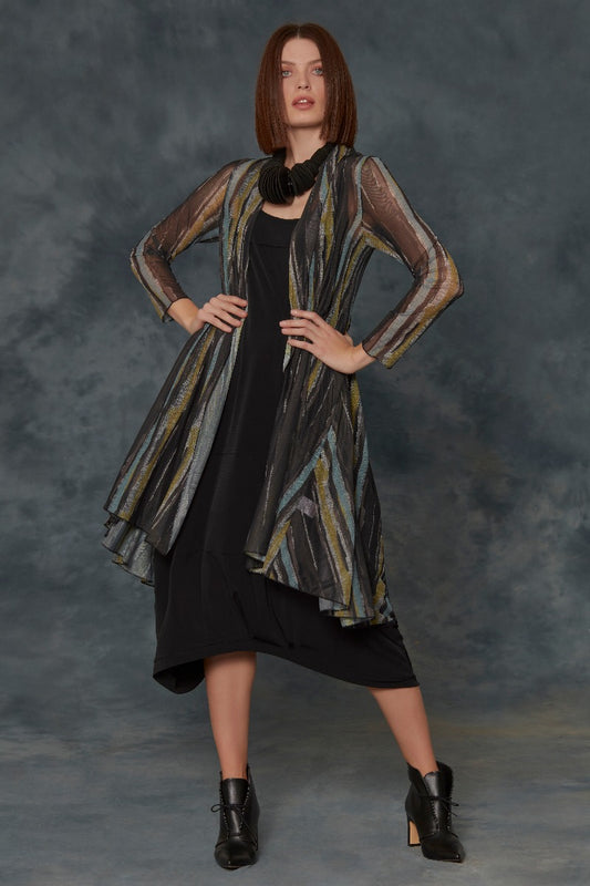 Kozan Plus Size Bark Mesh Molly Cardigan SH-210805