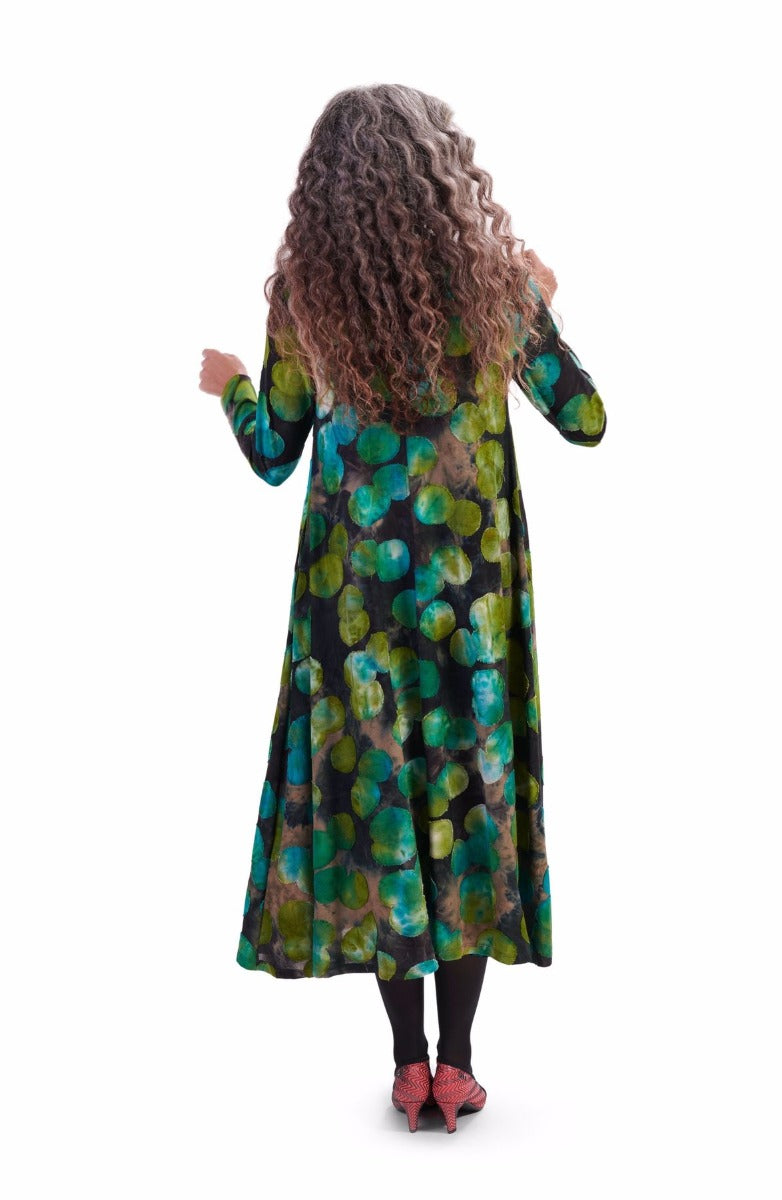 Alembika Emerald Dot Pullover Dress AD612E