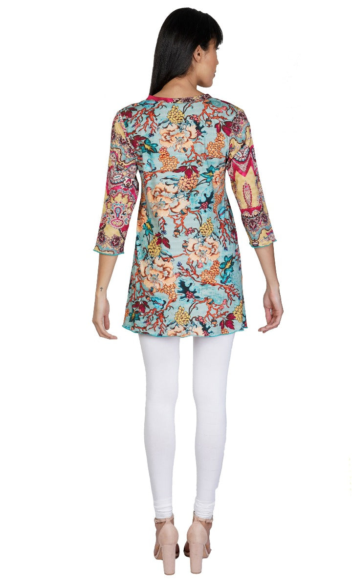 Parsley & Sage Plus Size Multi Nellie Tunic 21T03TP