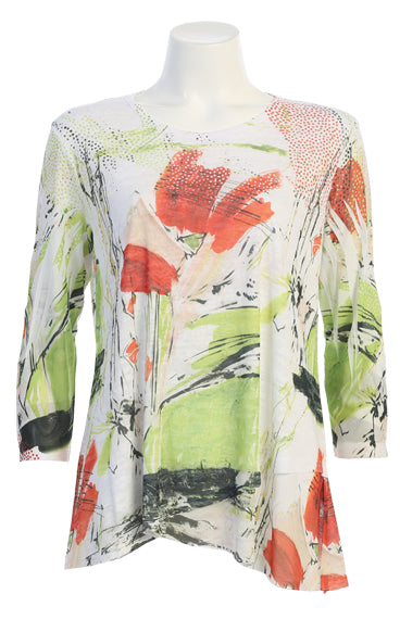 Jess & Jane Plus Size Multi Celine Tunic 49-1489X