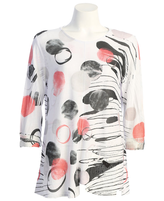 Jess & Jane Plus Size Multi Dazzling Tunic BU2-1670X