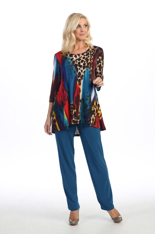 Caribe Plus Size P166  Pocket Tunic XC1431P166