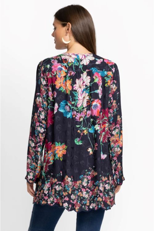Johnny Was Floral Oasis Tandis Blouse C16623A8