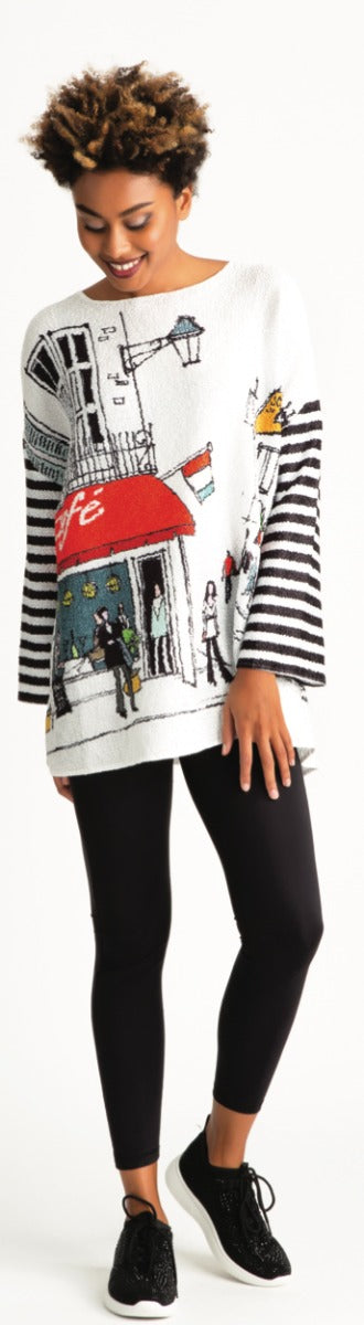 Berek White Day at the Cafe Top M71410Y