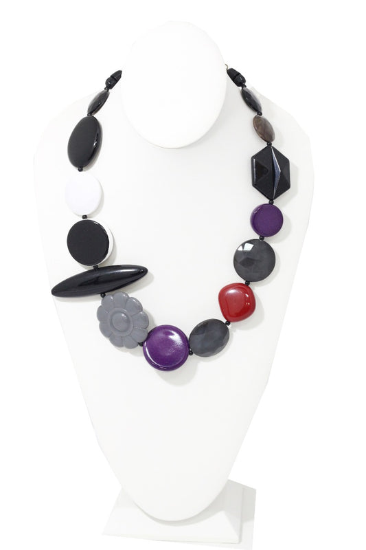 Michaela Malin Multi Color Floral Vali Necklace