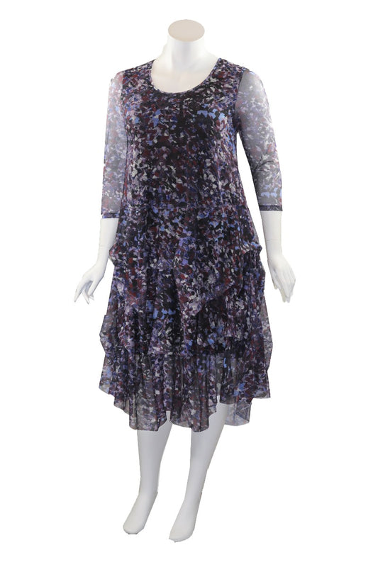 Kozan Plus Size Watercolor Miranda Dress SH-1971