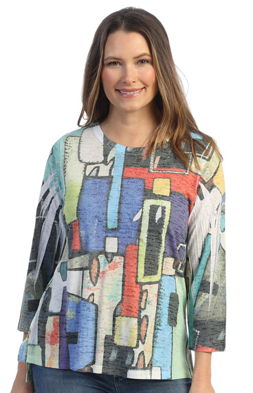 Jess & Jane Plus Size Nova High/Low Tunic JB1-1598X