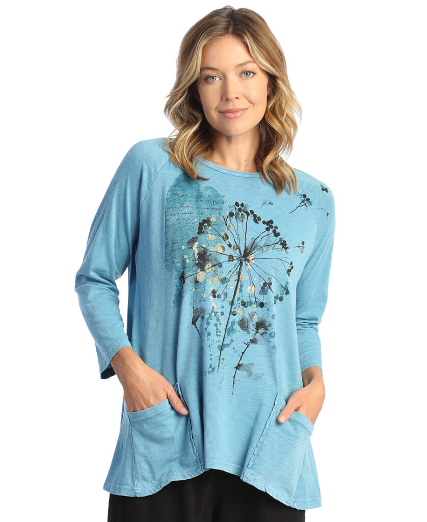 Jess & Jane Plus Size Carb Whimsical Tunic M12-1632X