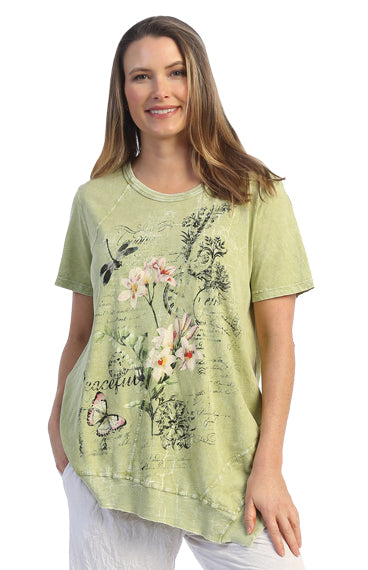 Jess & Jane Plus Size Ctrs Nap Time Asy Tunic M61-1608X