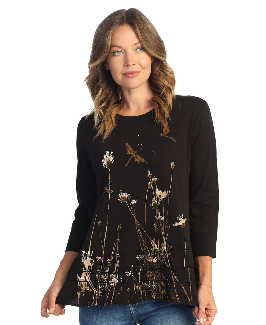 Jess & Jane Plus Size Black Together Tunic M66-1752X