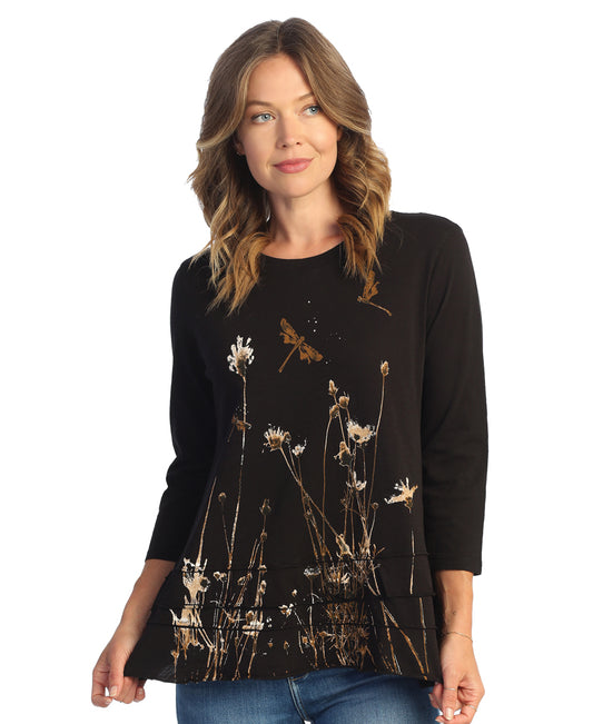 Jess & Jane Plus Size Black Together Tunic M66-1752X