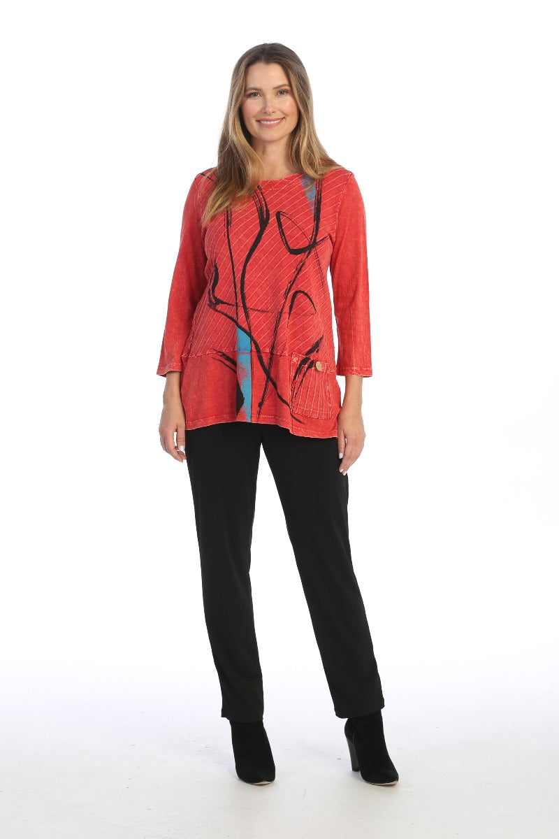 Jess & Jane Plus Size SCLT Willow Shirt M68-1460X