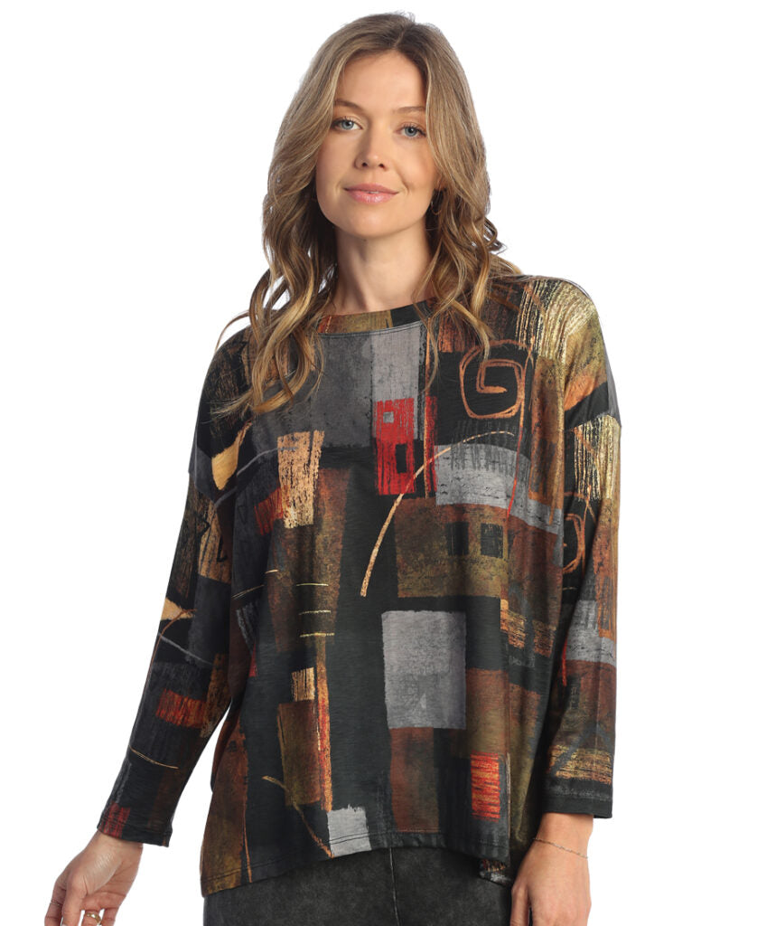 Jess & Jane Plus Size Contigo Shirt PS5-1735X