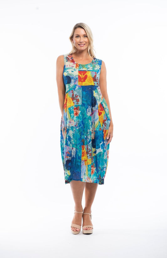 Orientique Plus Size Menton Sleeveless Dress 21746