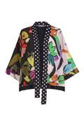 Alembika Multi Floral Print Kimono SJ403M
