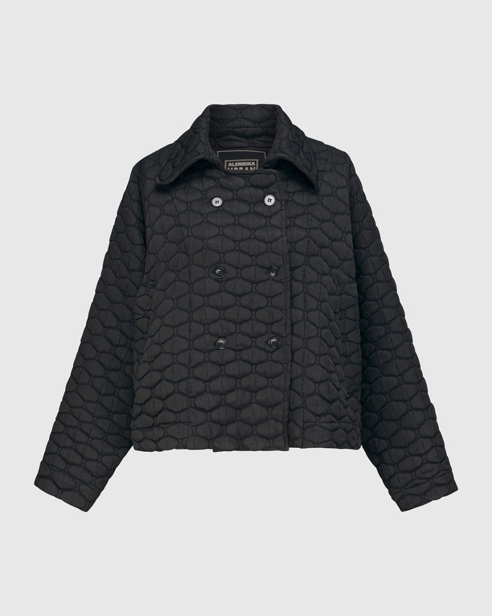 Alembika/Urban Black Quilted Jacket UJ836B
