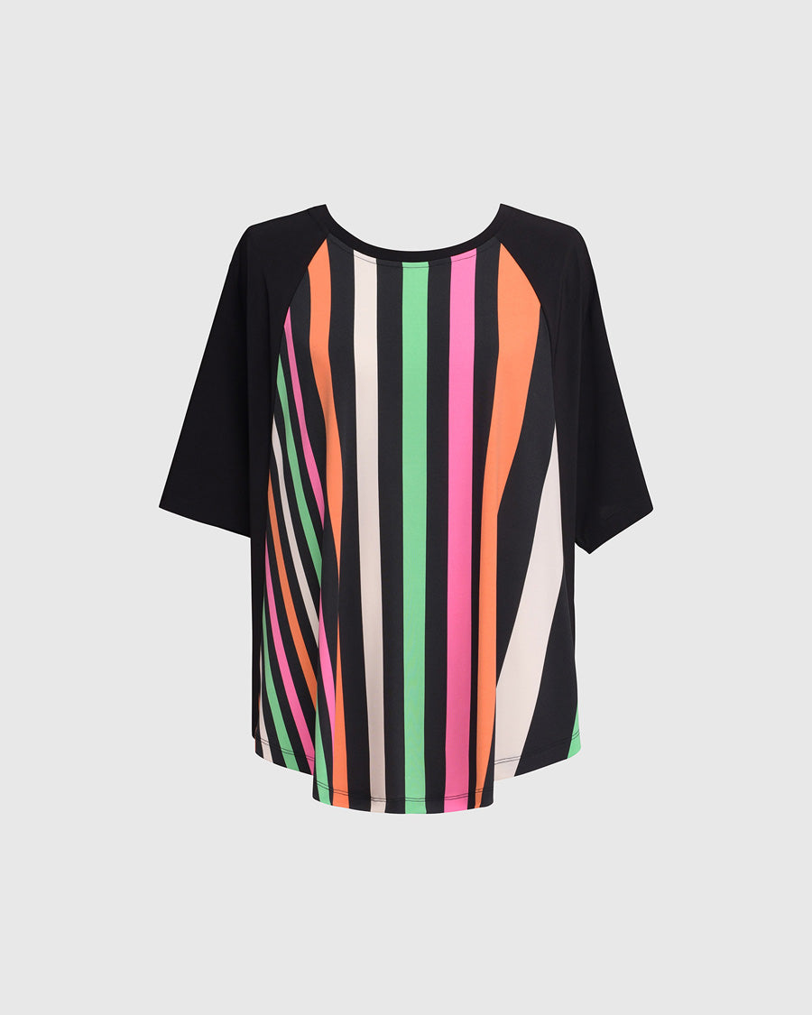 Alembika Rainbow Pullover Top ST435R