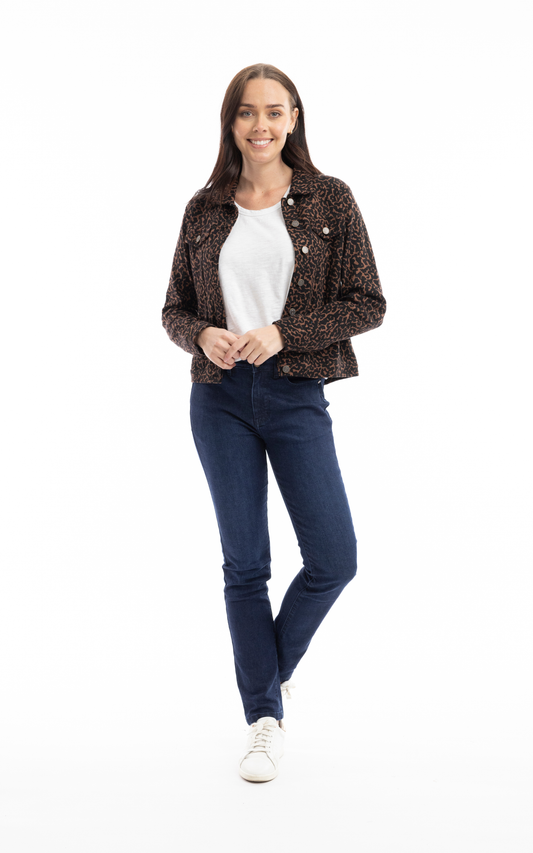 Orientique Desert Rose Button Front Jacket 20093