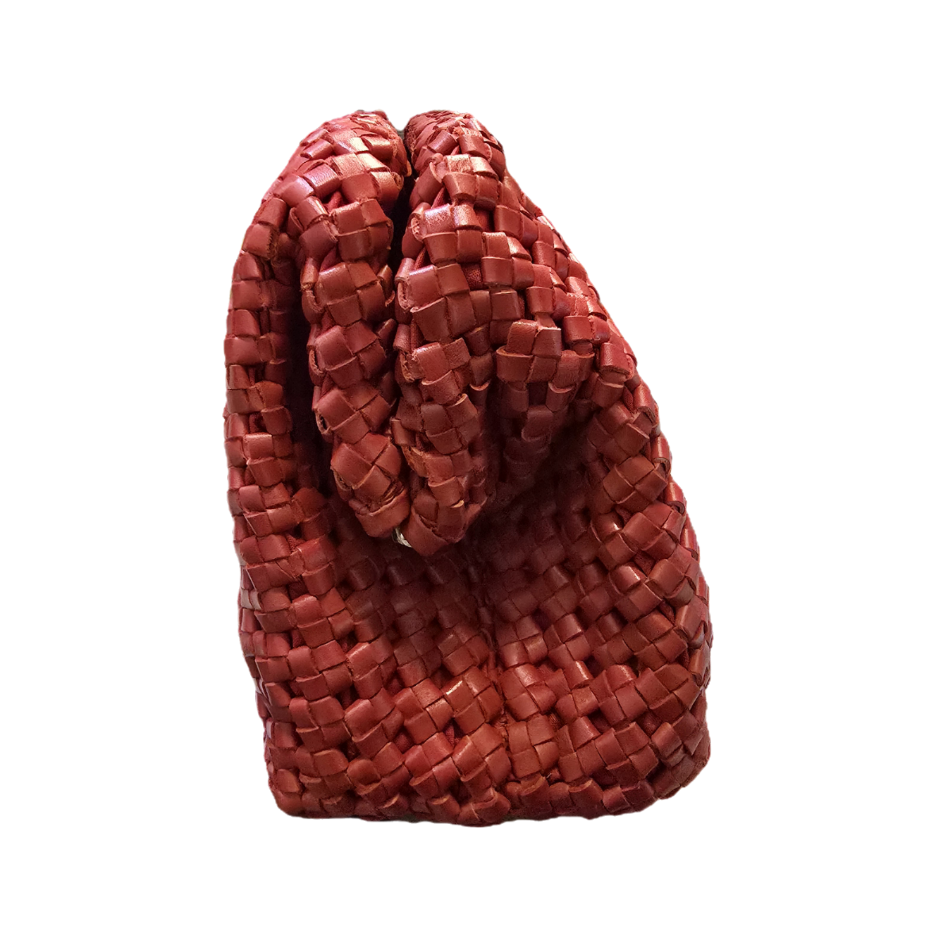 Daniella Lehavi Red Woven Leather Clutch Bag 350530