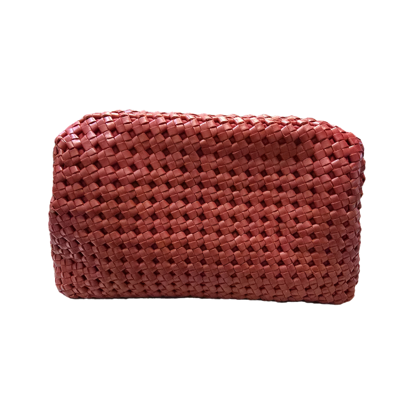 Daniella Lehavi Red Woven Leather Clutch Bag 350530