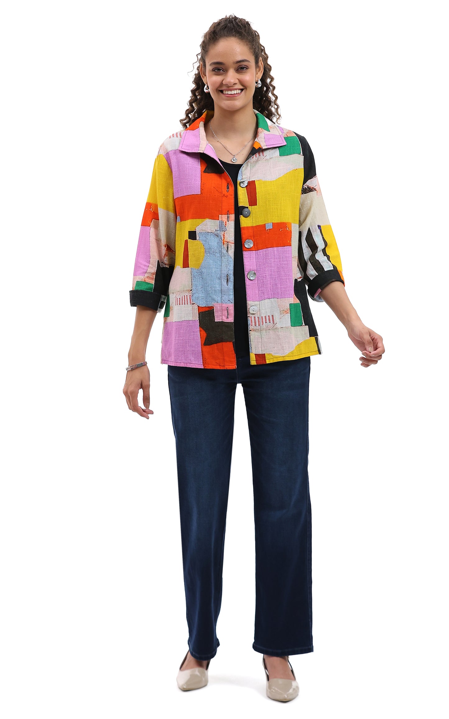 Parsley & Sage Printed Hazel Shirt 26T55GP