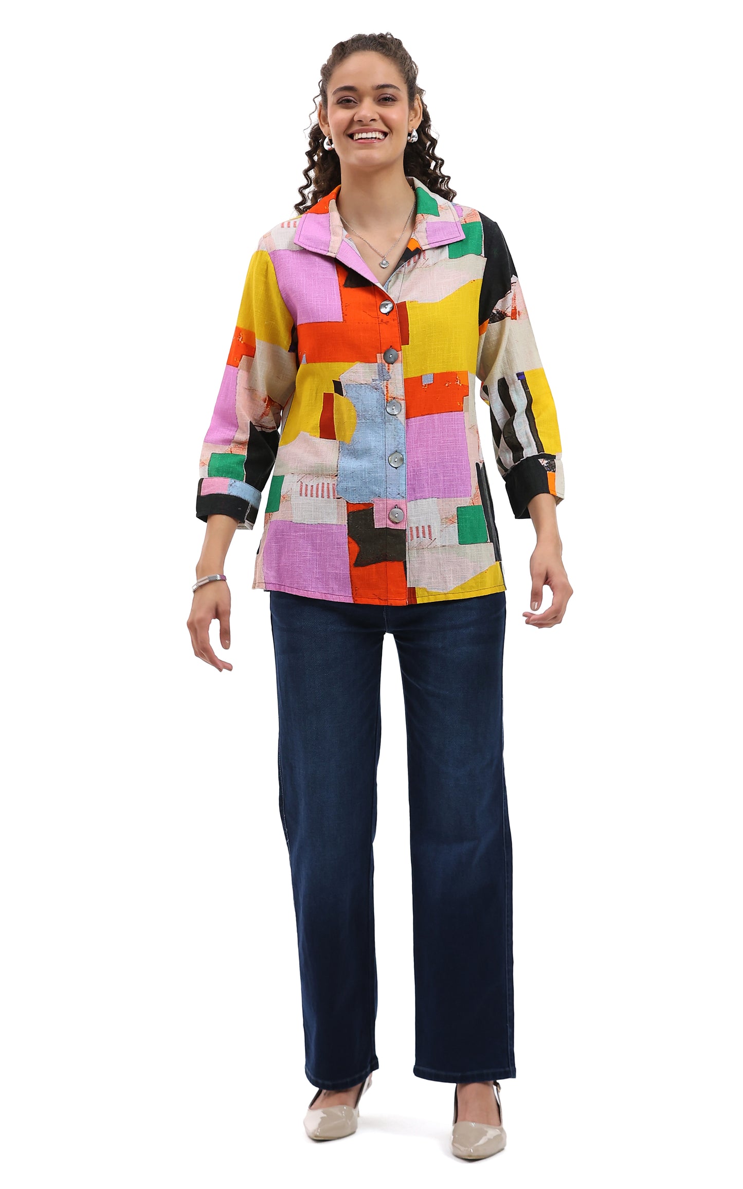 Parsley & Sage Printed Hazel Shirt 26T55GP