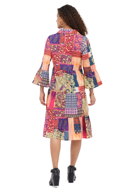 Parsley & Sage Printed Tonya Duster Dress 26W220D