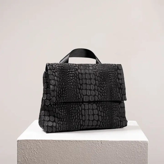 Daniella Lehavi Black Tokyo Messenger Handbag 315901