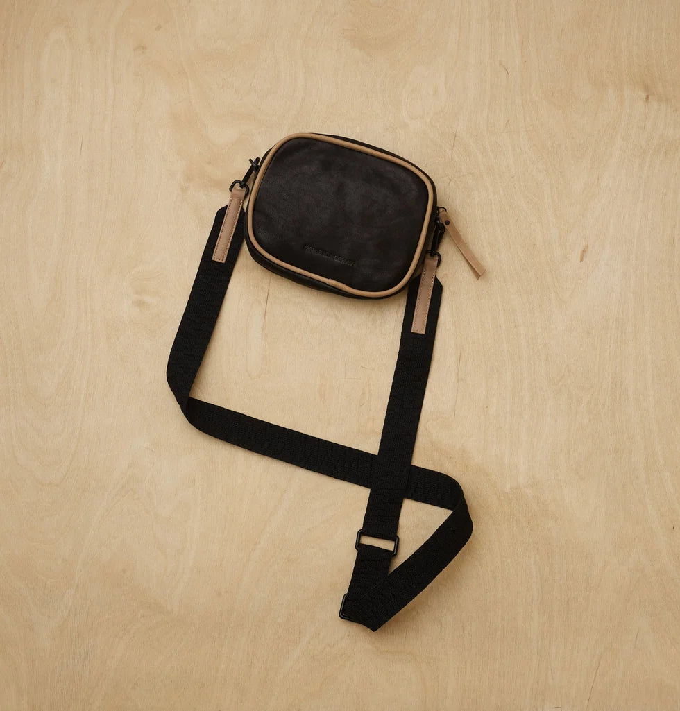 Daniella Lehavi Black/Tan Lima Day Bag