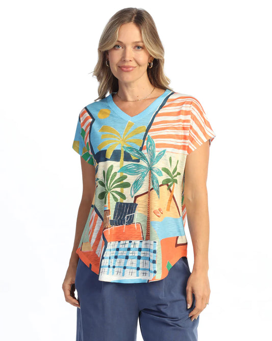 Jess and Jane Siesta Short Sleeve Tee 60-2203X