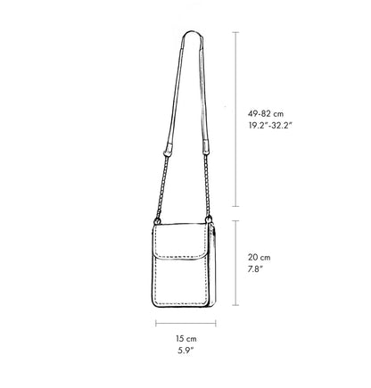 Daniella Lehavi Black Anita Mini Crossbody Bag