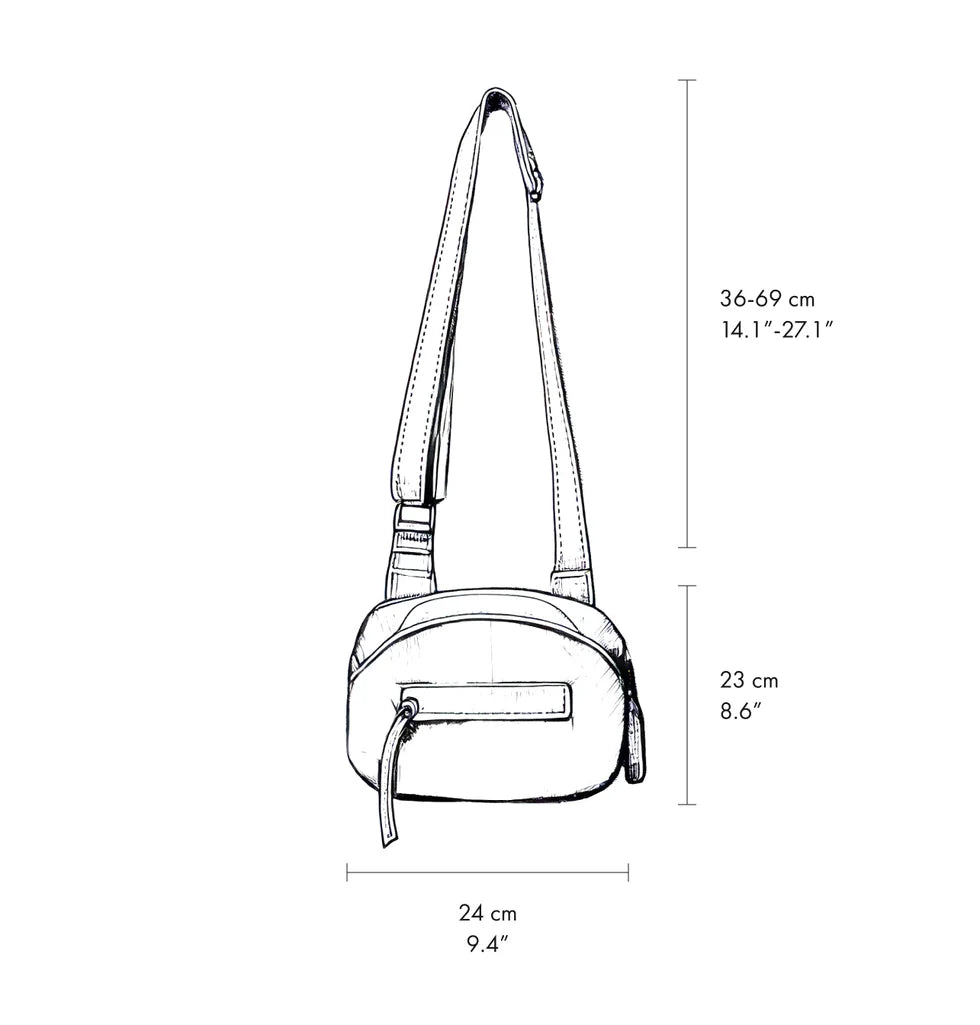 Daniella Lehavi Grey Bonnie Crossbody Bag 302626