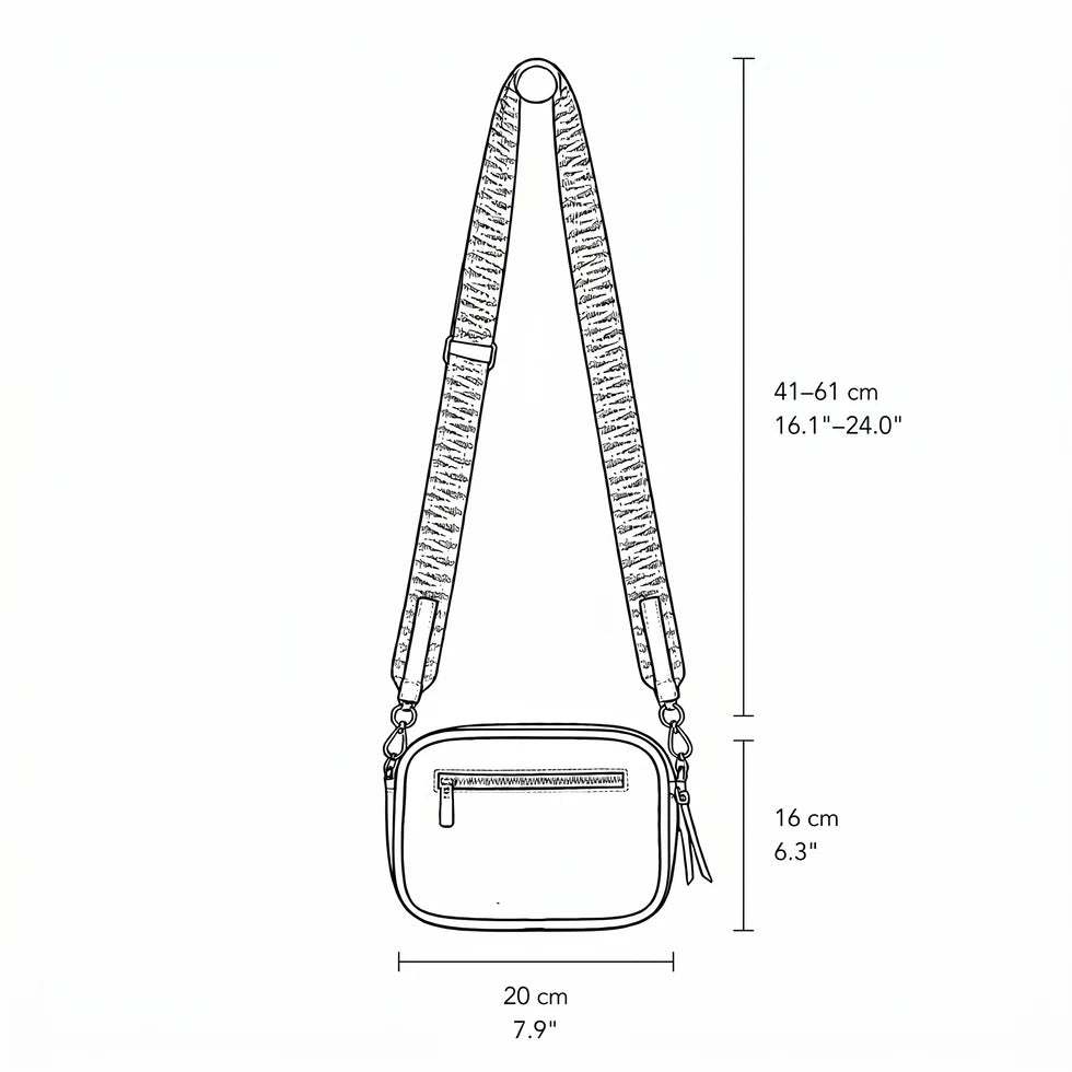 Daniella Lehavi Black/Tan Lima Day Bag