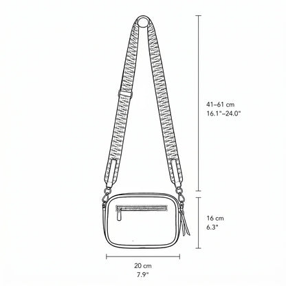 Daniella Lehavi Black/Tan Lima Day Bag