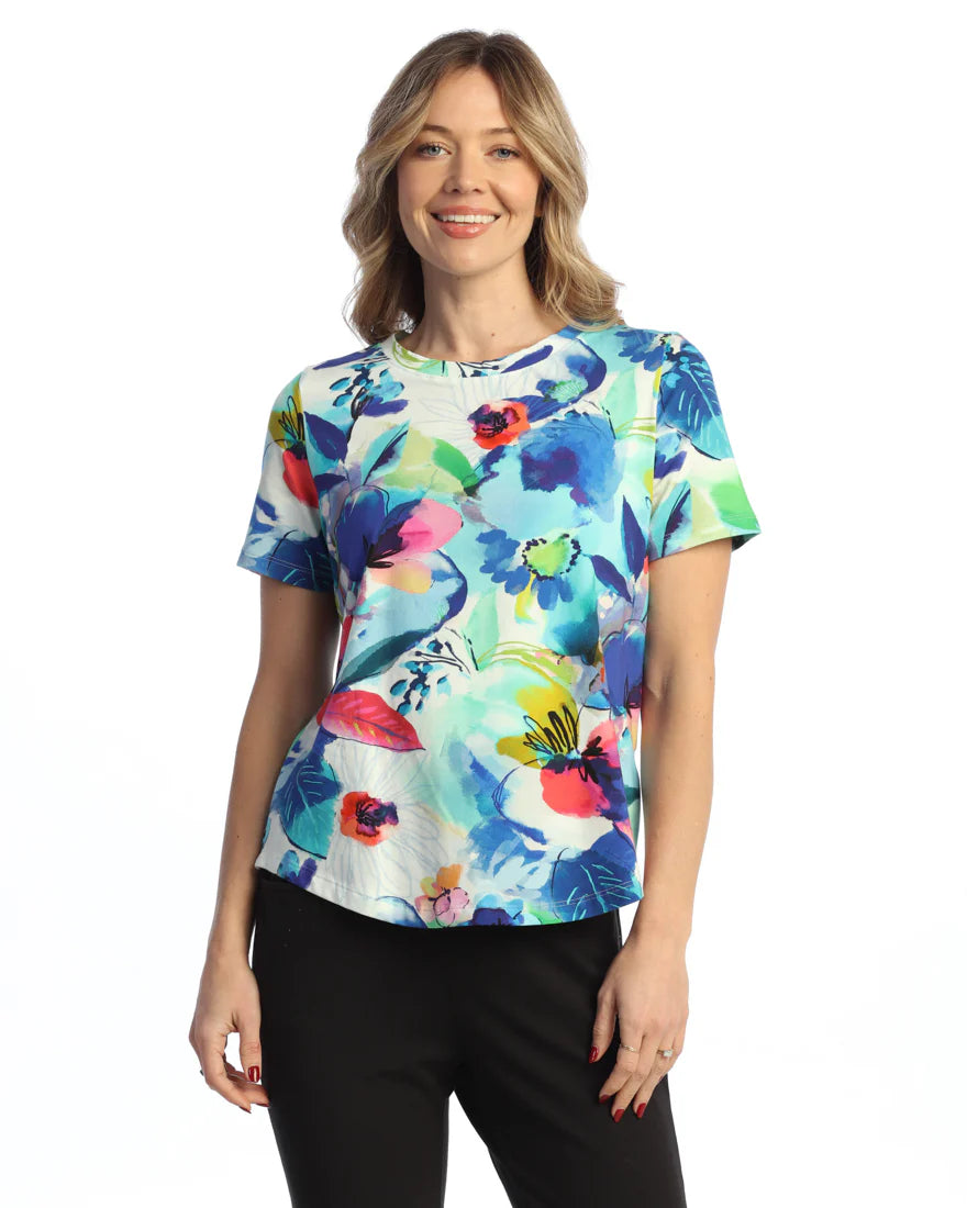 Jess & Jane Plus Size Multi Charlotte Top KS2-2059X